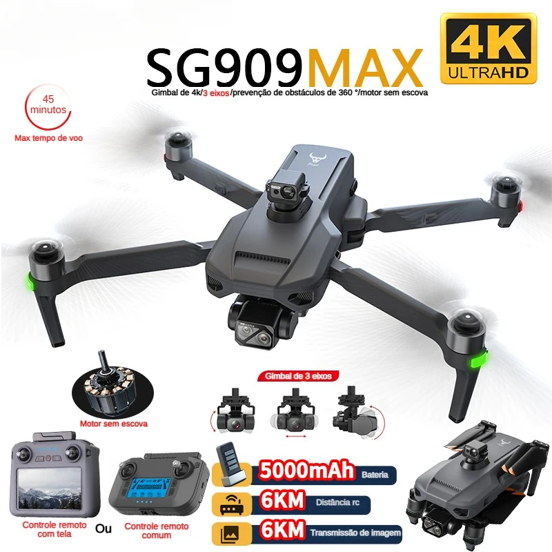 Drone Surveying - ZLL SG909 SG909MAX طائرة بدون طيار
