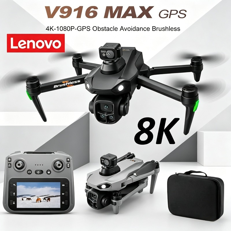 طائرة لينوفو V916MAX الاحترافي - مراجعة Drone Surveying وسعره